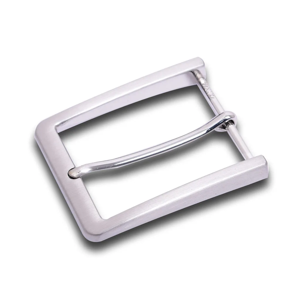 
Belt Buckle Manufacturer Supplier 40mm Zinc Alloy Pin Buckle In Brush Nickel Plated 
