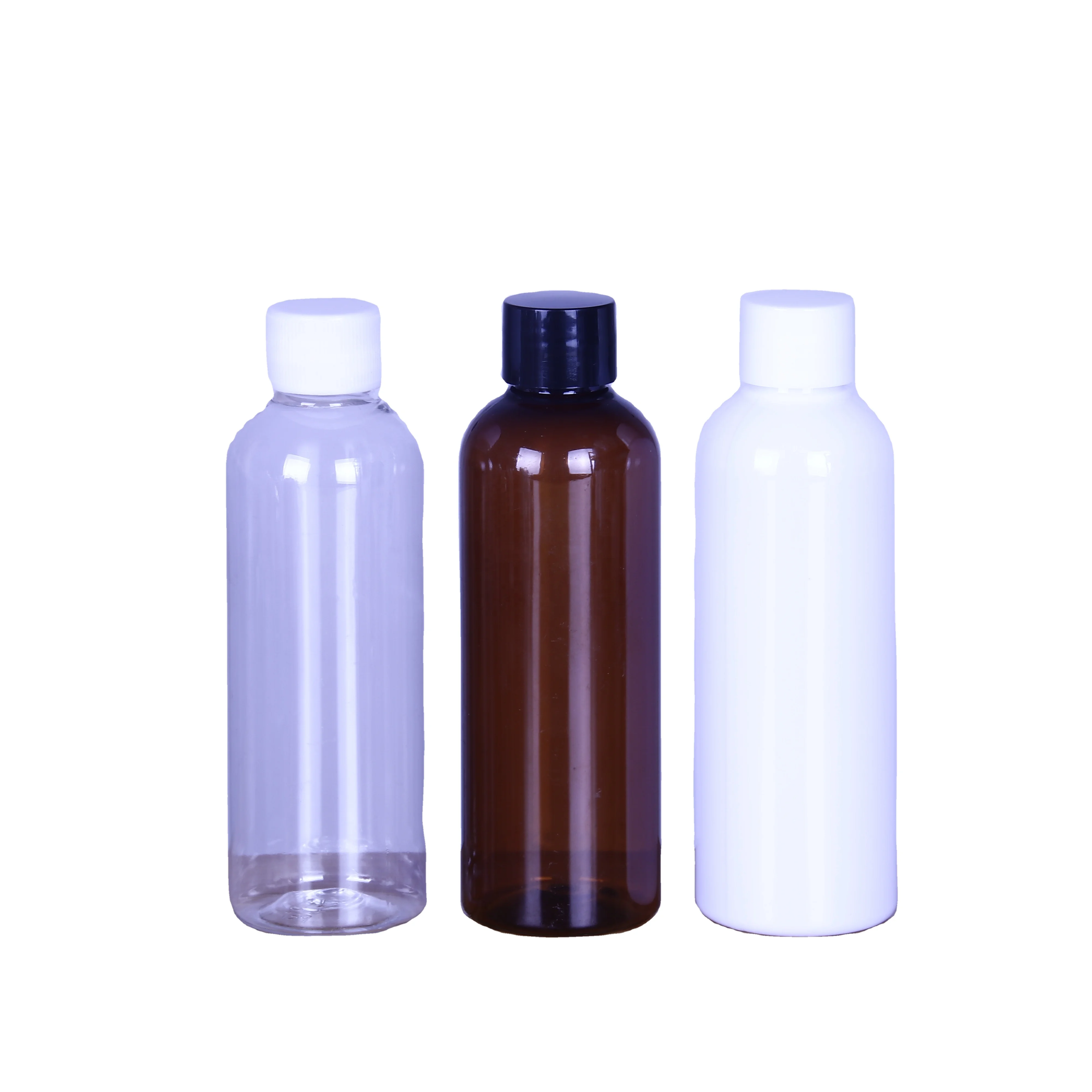 
Perfect travel size aluminum screw cap 80ML 100ML 120ML Transparent pet plastic bottle 