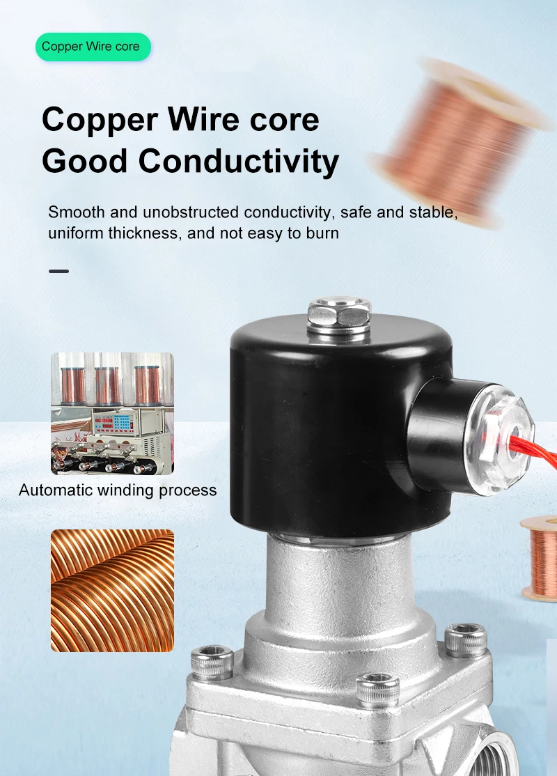 Hot sale works efficiently control sensitive AC220V stainless steel steam engine piston solenoid valve used for over steaming