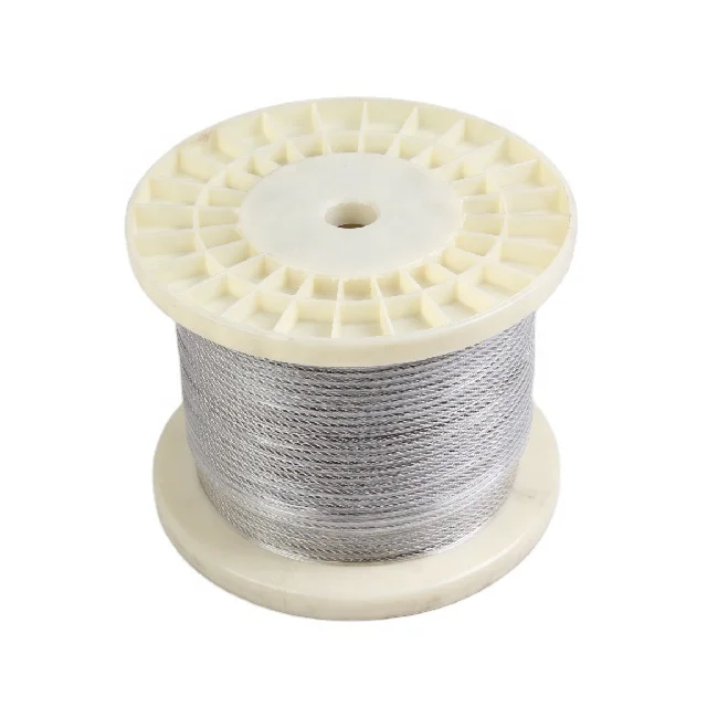 316 1x7 1.8mm stainless steel wire rope