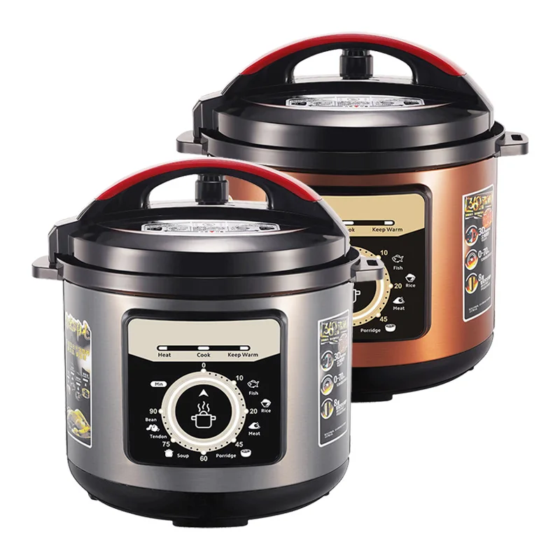 1000W 220V Microcomputer Control Multifunctional Commercial 10 Litres Electric Pressure Cooker With Automatic Timing