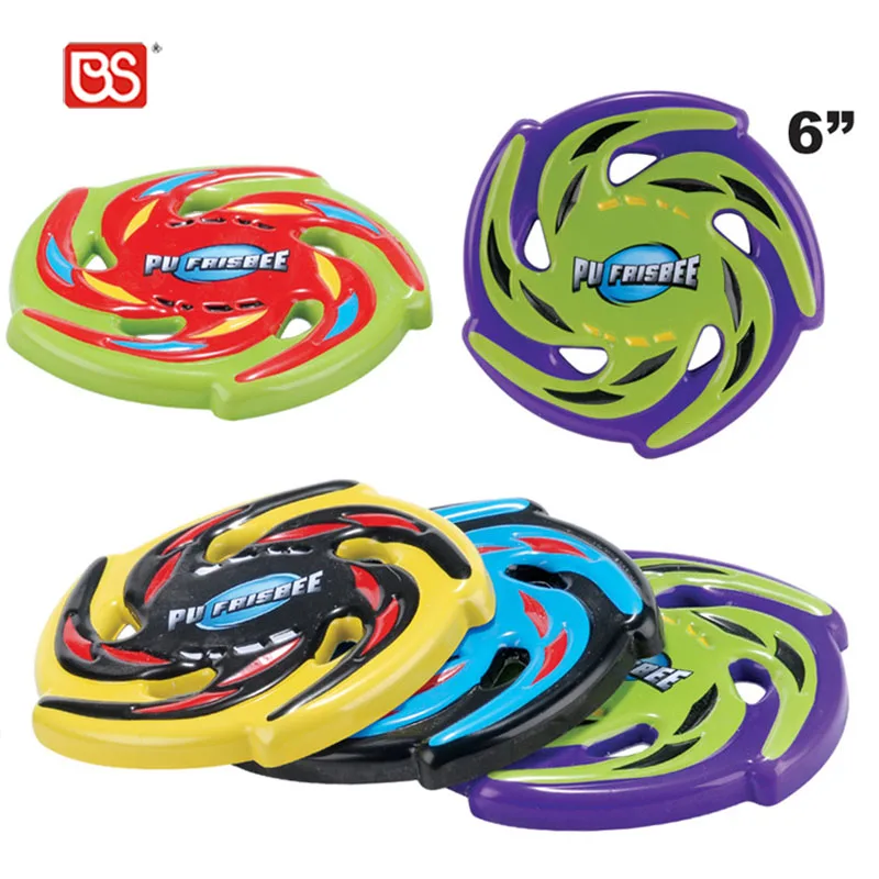 BS Toy Easy To Throw Sport Play Set 12PCS  9.5 Inch PU Golf Rubber Flying Silicone Disc Game With Many Style