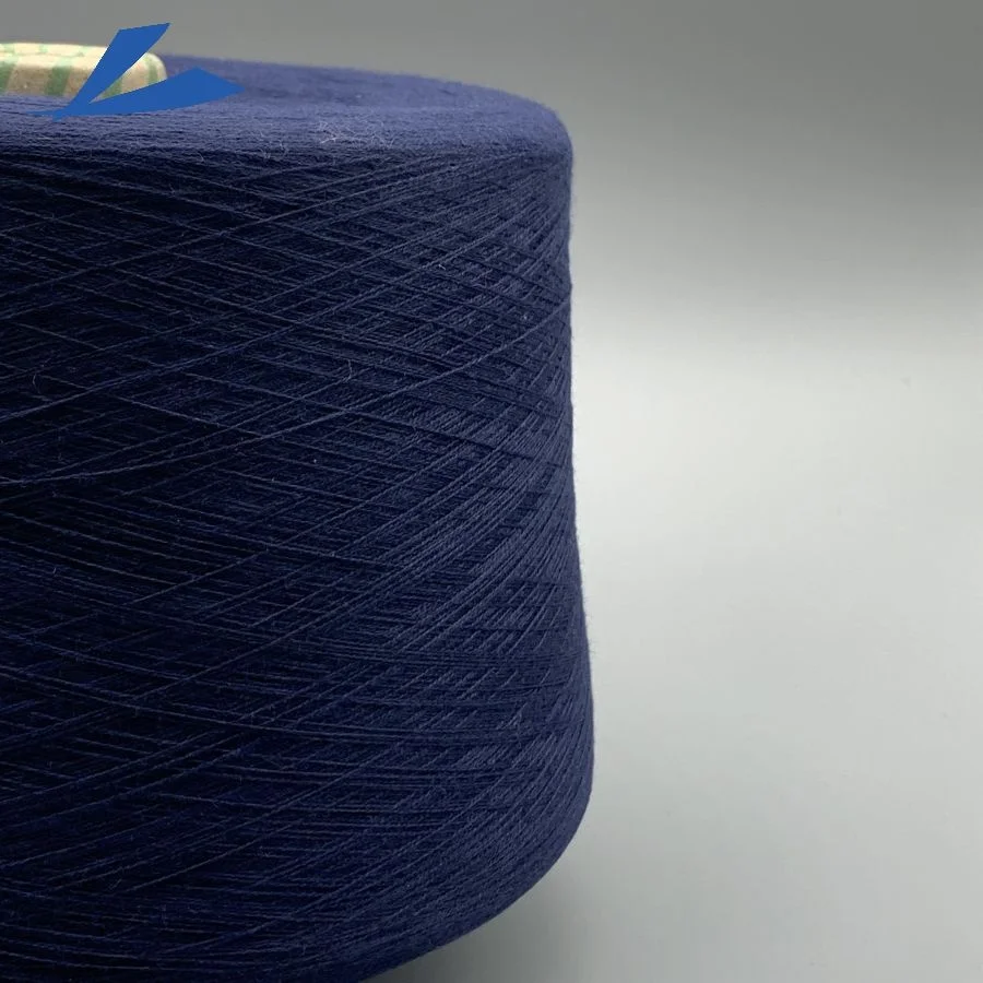 cheap rabbit hair yarn polyester/PBT NM 48/2 NE28/2 dyed woolen yarn sweater yarn for flat knitting