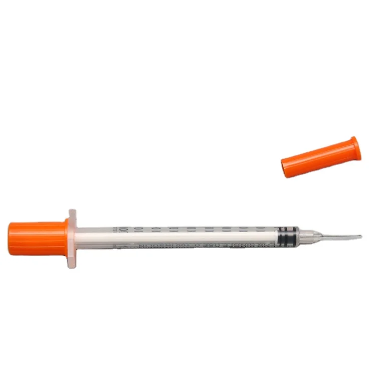 Synthetic rubber insulin syringe smallest size with low price