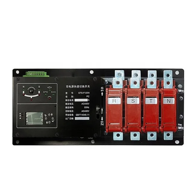 Intelligent interconnection 32-125A  160-400A  630-3200A  3P 4P 400VAC  Dual power fast transfer switch with WIFI  APP