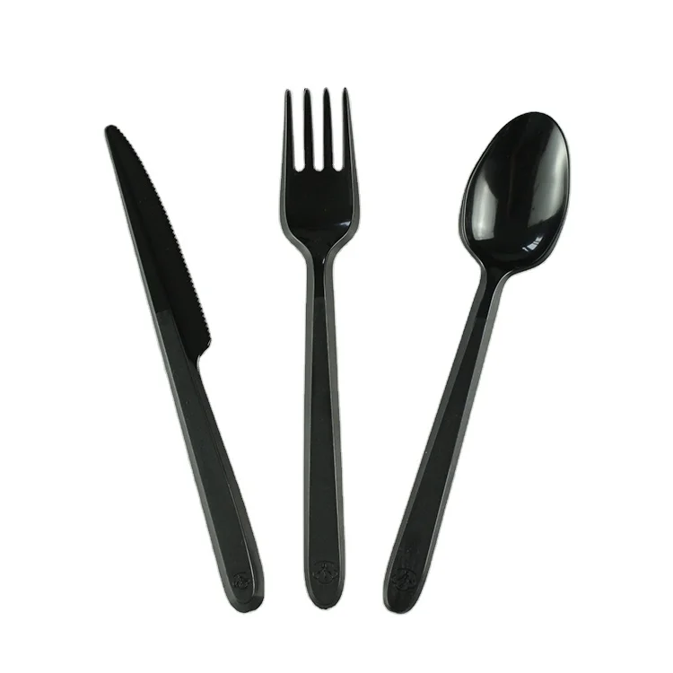 
Factory direct disposable plastic fork spoon knife cutlery flatware for restaurant 