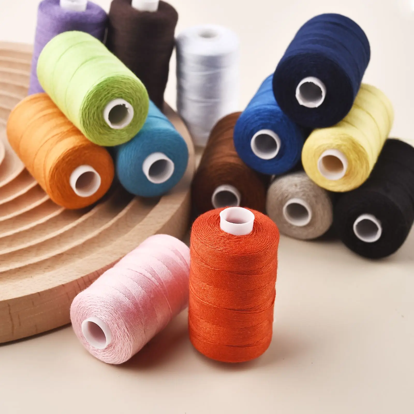 Sewing Machine Thread Color And White Household Hand-Stitched Polyester Needle Thread 300 Meter/Roll Home Sewing Accessories
