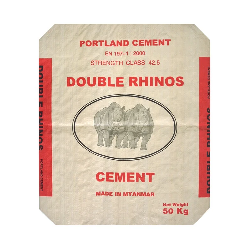 empty 50 kg Laminated PP Woven WPP Valve Cement Packaging Sacks heavy duty sack 50kg