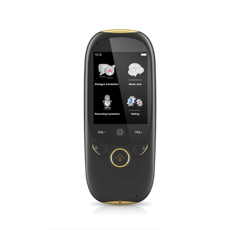 
75 Languages Two-Way Translator 2-Inch WiFi Touch Screen Portable Real-Time Translator for Conference Travel Learning 