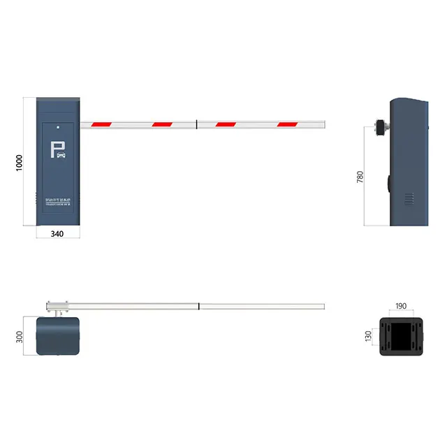 Best Parking gate  Equipment electric car parking traffic barriers gate for parking management system