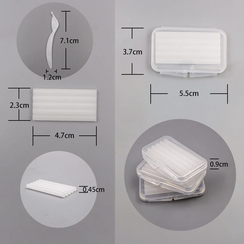 Wholesale Soft Fruit Flavored Portable Dental Patient Relief Painful Protective Pre-cut Orthodontic Ortho Wax