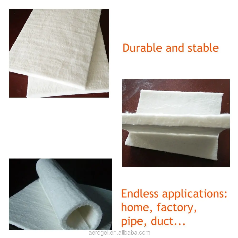 New Type Environmental Flexible 10mm Thermal Insulation Aerogel Blanket