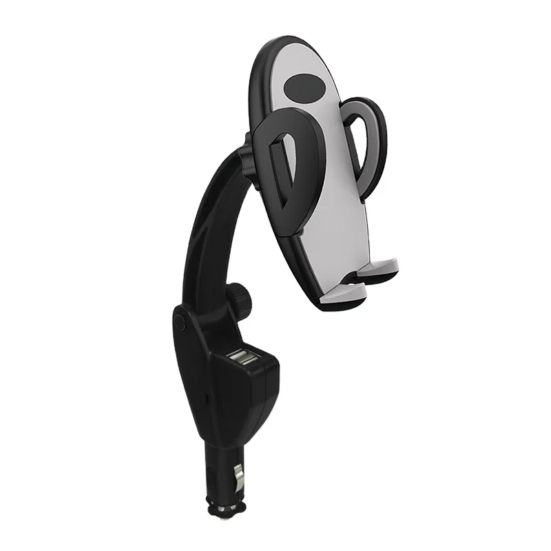 
 Универсальный Автомобильный USB-держатель для телефона с прикуривателем, длинная гибкая подставка для телефона, быстрая зарядка  