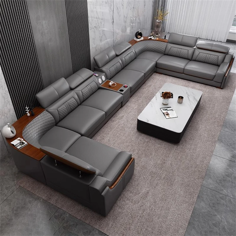 brown leather sofa set modular crema office sofas living room sectional indoor for home
