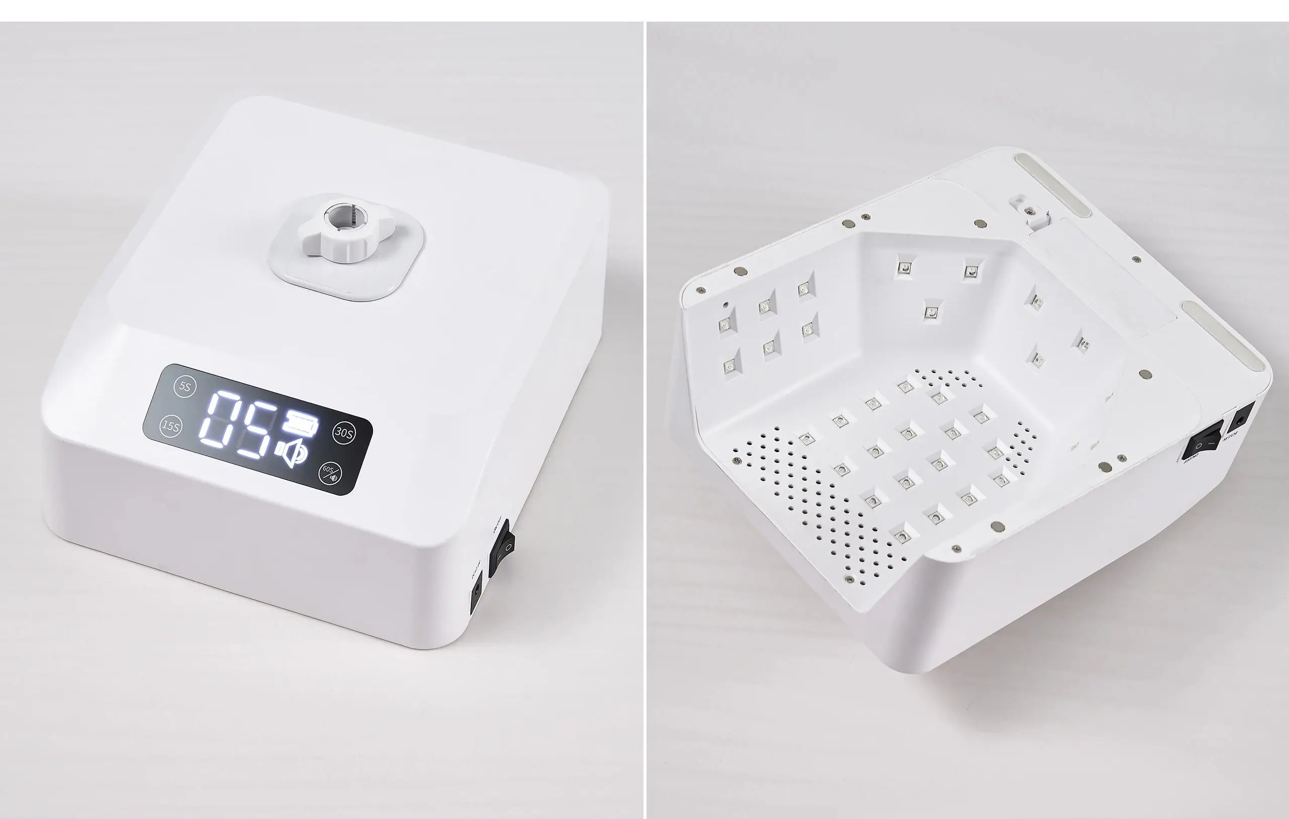 35W nails supplies salon station lights therapy machine uv led curing system dryer foot floor manicure lamp for pedicure