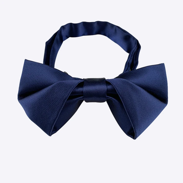 Custom Self Tie Bow Ties for Men Classic Noeud Papillon Mariage Polyester Plain Solid Kids Bow Ties