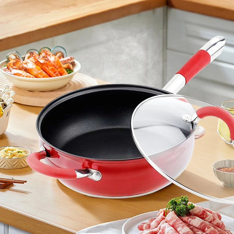 5 Ply Stainless Steel Non-Stick Kitchen Wares Home Cookware Set Steel Pans Per Box Assorted Items With Induction Cooker