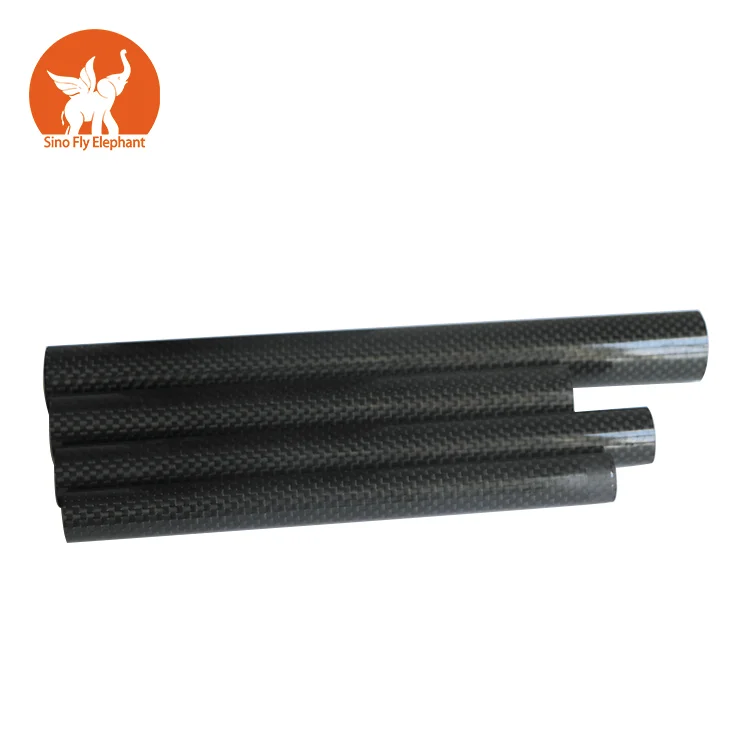 Factory Custom high quality carbon fiber tube 1500mm  pipe for sale