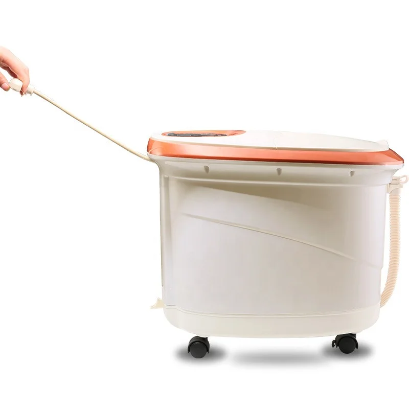 Automatic Electric Heating Foot Bath Basin Massage Feet Soaking Feet Deep Bucket Pedicure Massage