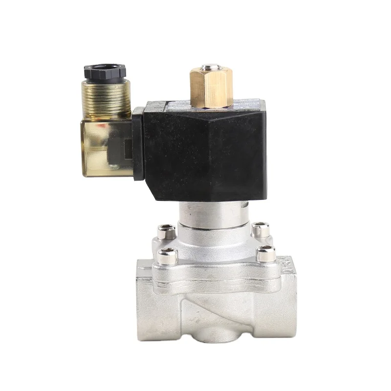 Нормально открытый электромагнитный клапан 3/8 дюйма, вода при нормальной температуре ss304/ss316