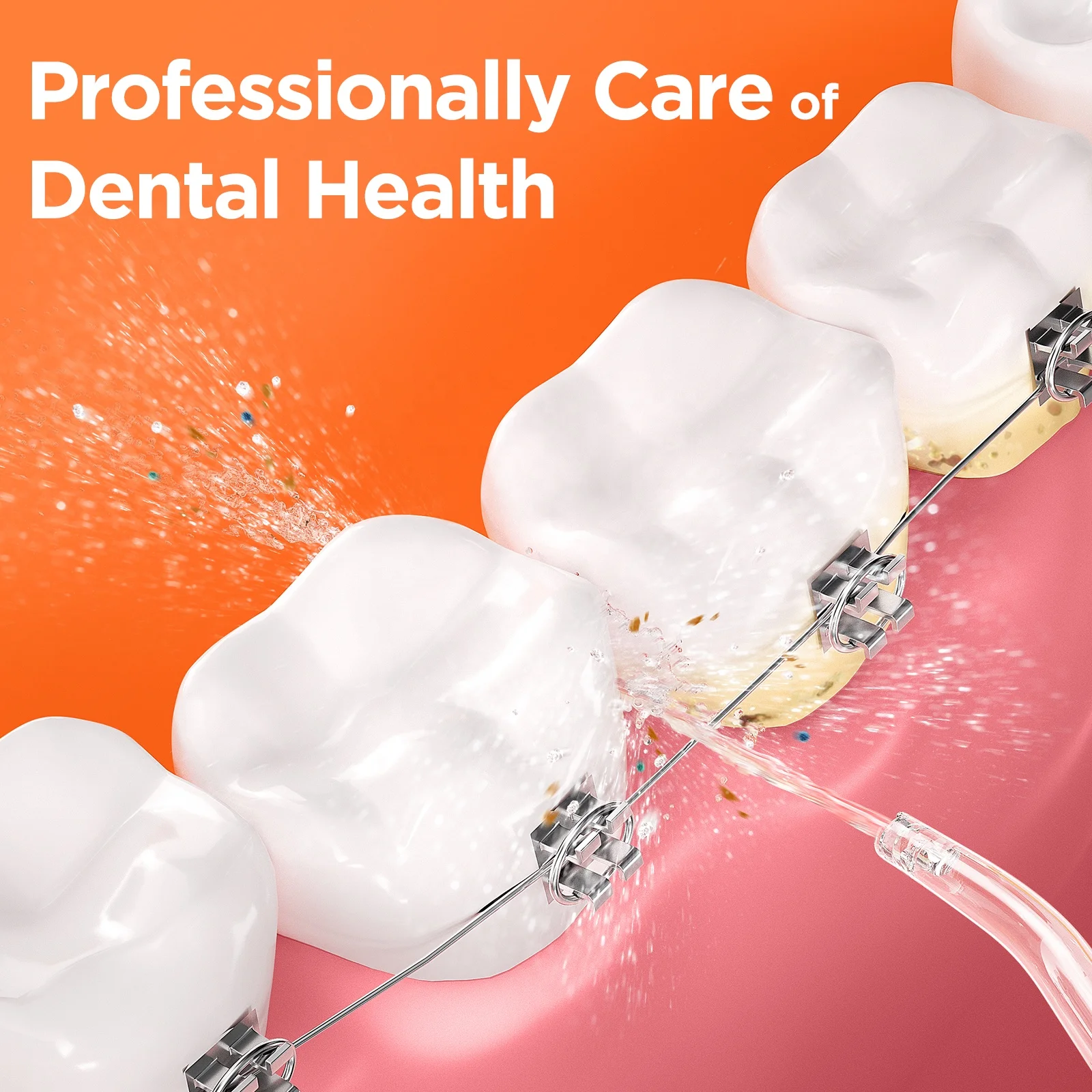 Bitvae BV C2 Water Flosser Professional Cordless Smart Oral Irrigator IPX7 Electric Water Flosser for Teeth