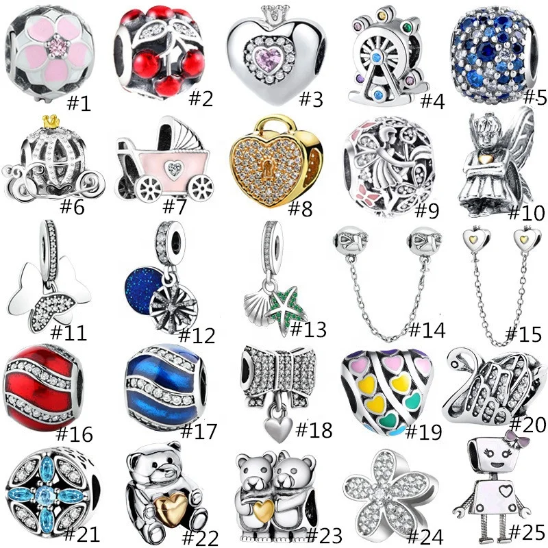 Новые летние стеклянные шармы-бусины Черепаха Морская звезда лошадь из сплава для браслетов Pandora самодельные Украшения серии океан