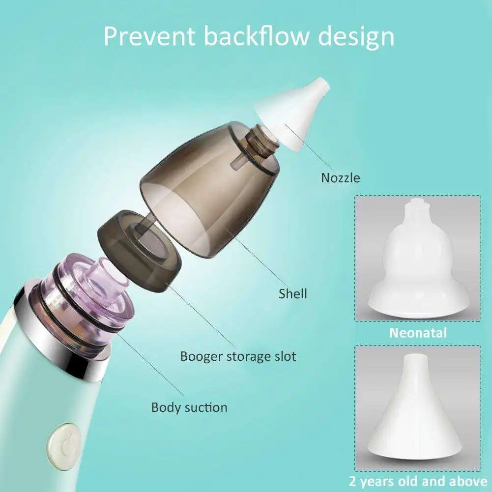 Baby Nasal Aspirator Electric Usb Rechargeable Nose Cleaner Toddler Baby Healthcare Nose Sucker