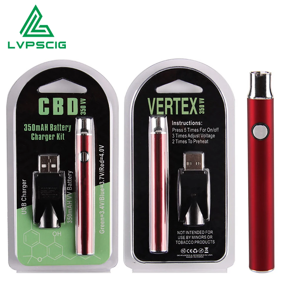  Оптовая продажа восковая ручка LVPSCIG с нагревательной батареей vertex 510 cbd масло вейп нагрев переменное напряжение электронная сигарета наборы
