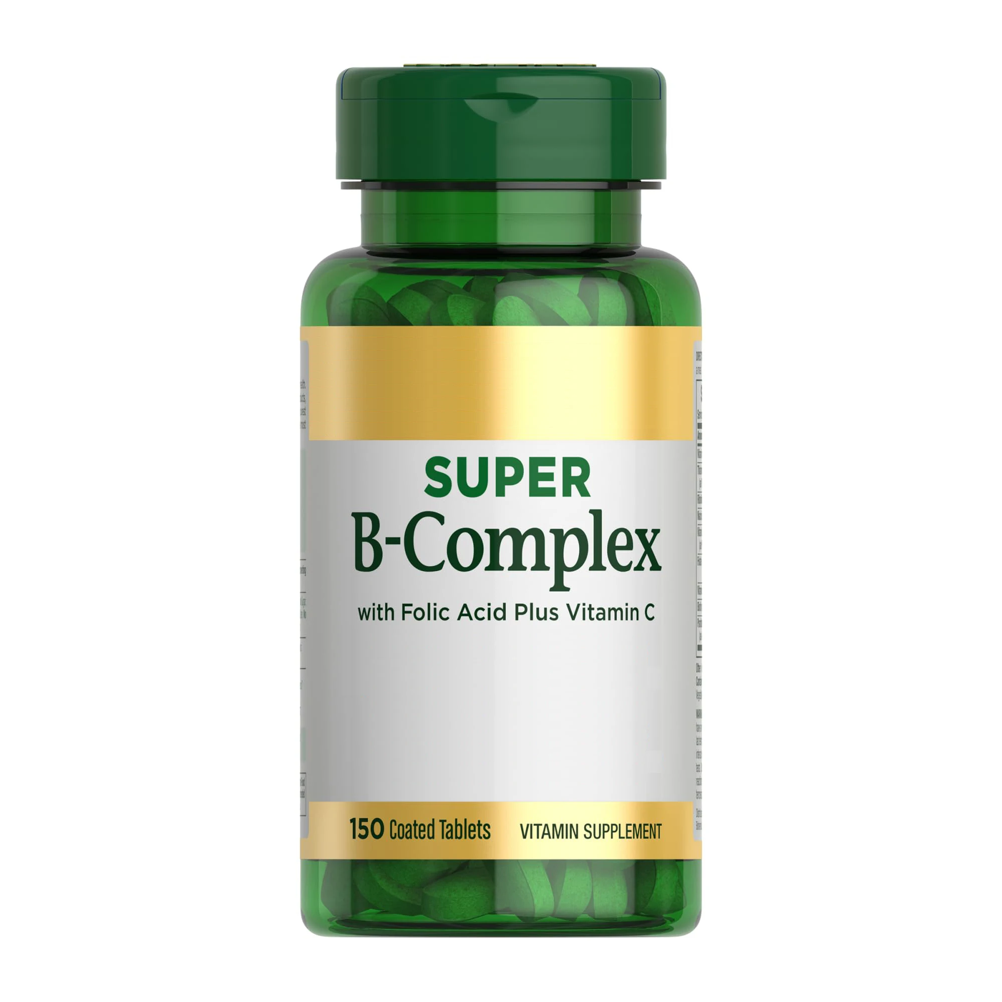 OEM / ODM Vegan Super B Complex with Vitamin C for Immune Support b complex 100 / 150 / 500 coated tablets