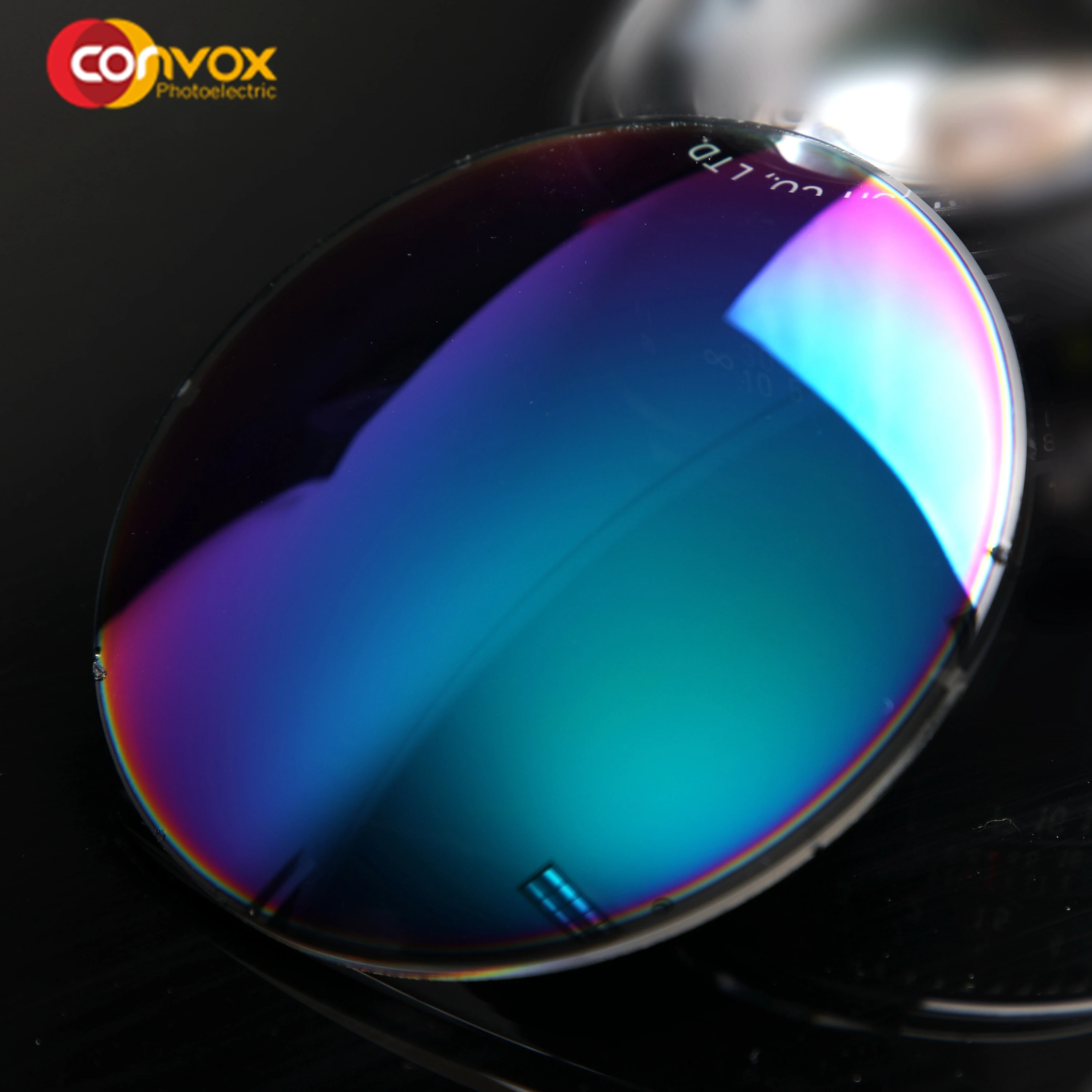 CONVOX High Quality Cheap Price Colorful Mirror Sunglasses Lenses Tinted CR39 Sun Lens for Summer