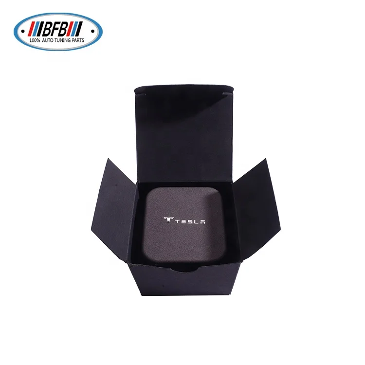 Real Carbon Fiber &Ceramic RFID Smart Ring For Tesla Model 3 Model Y Key Ring