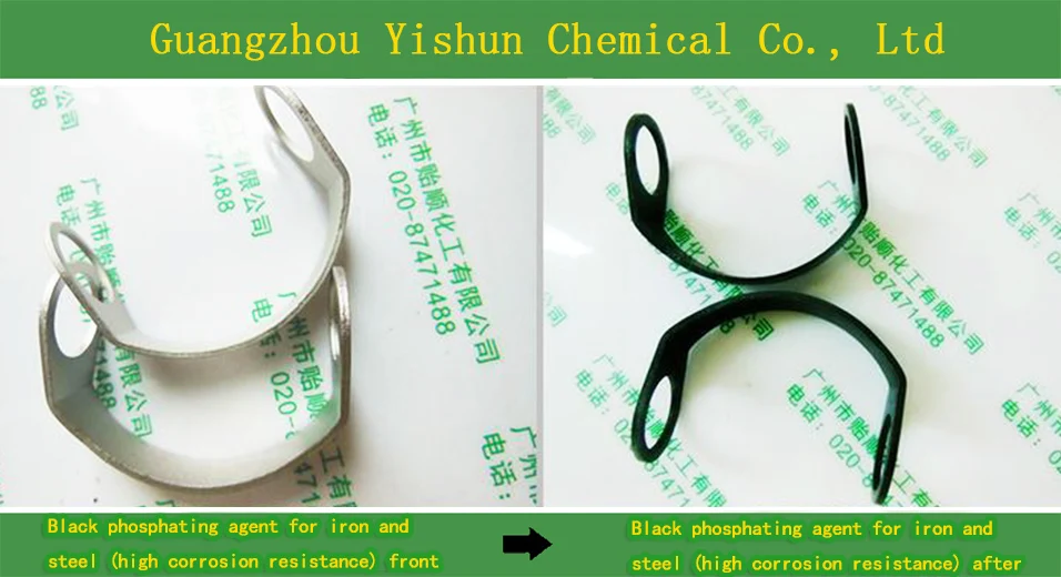 Environment-friendly black phosphating agent for steel (high corrosion resistance)