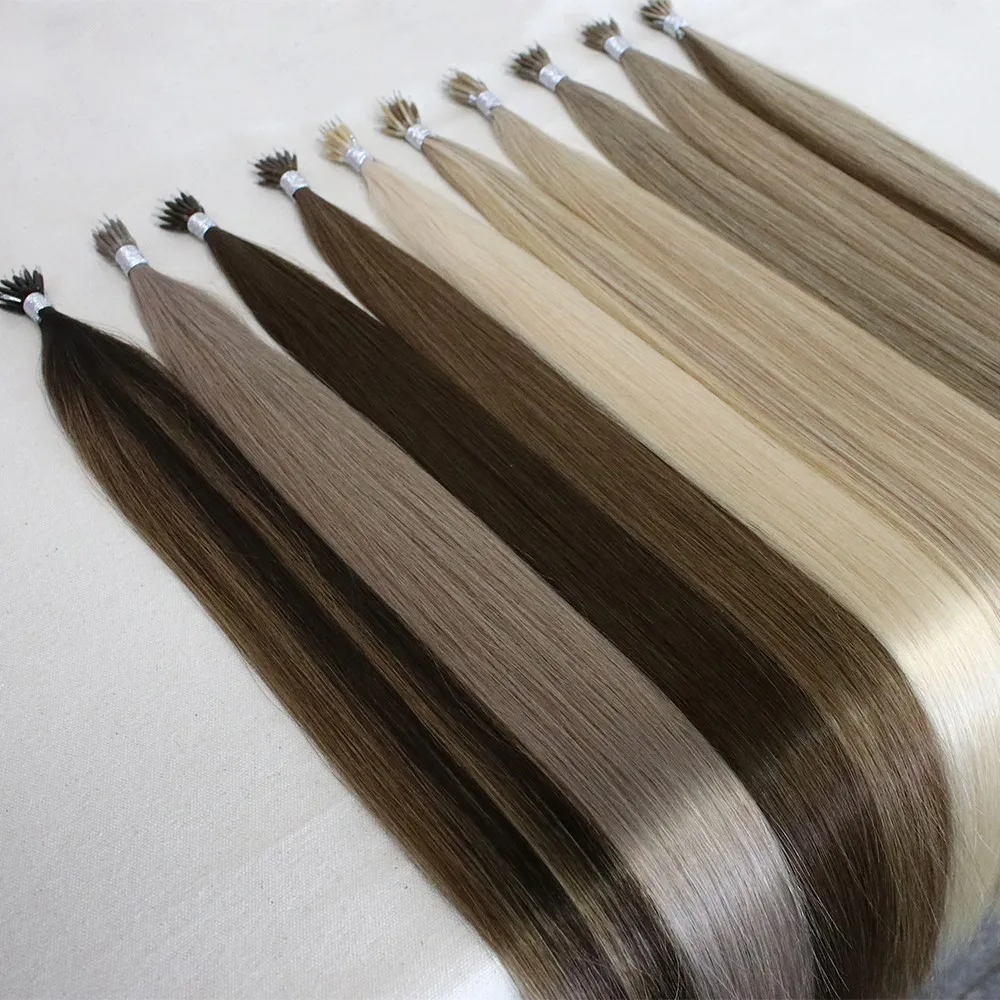 Changshunfa Wholesale Price Nano Ring Human Hair Extensions Nano Bead Tip Double Drawn Russian Nano Hair Extensions