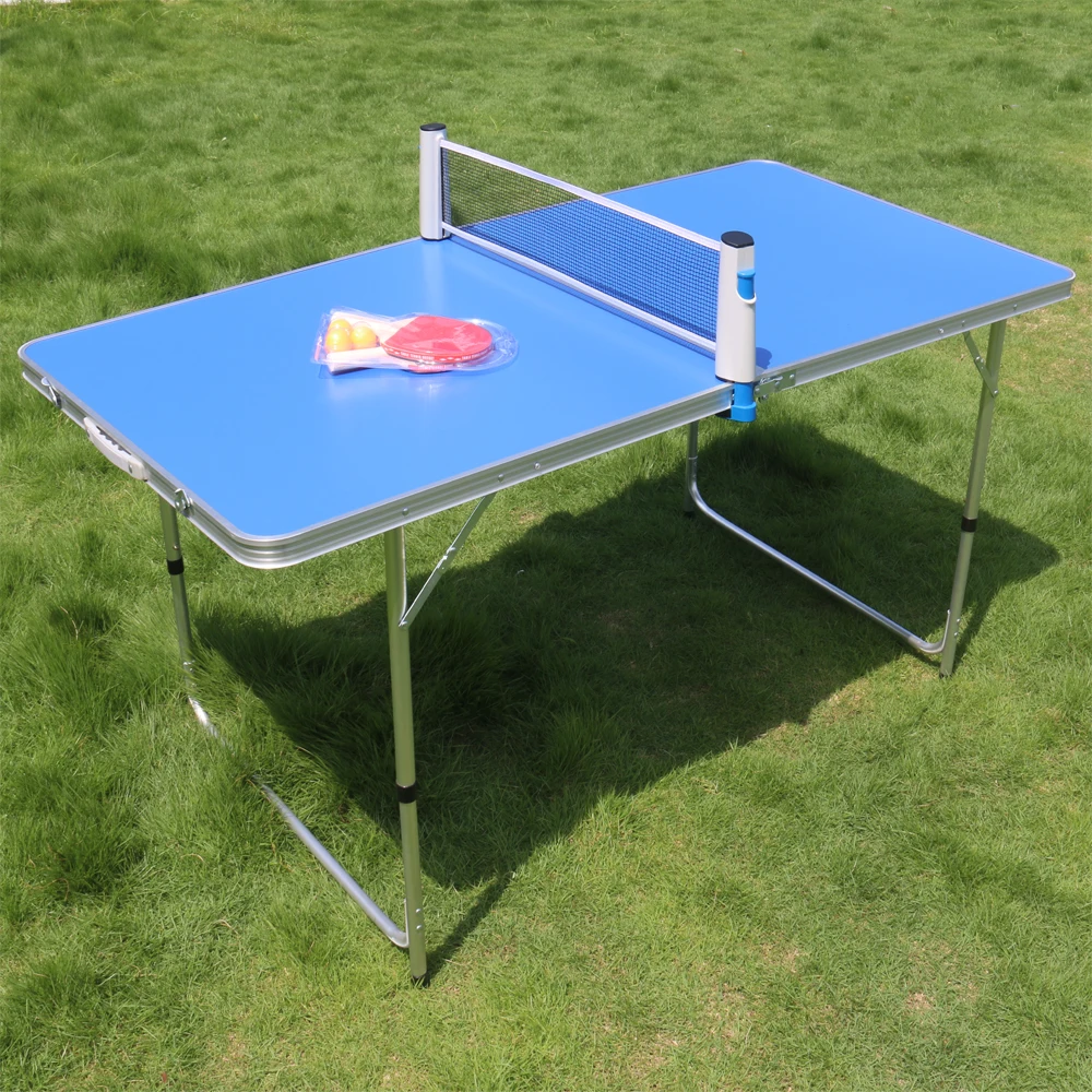 YILU Custom Outdoor Ping Pong Table Portable Folding Mini Table Tennis Table Ping Pong Set