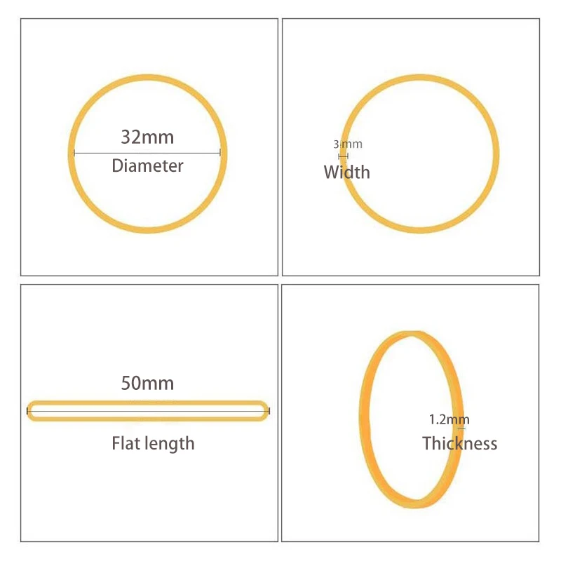 Bestselling Latex Free Purple Elastic Rubber Band OEM Manufacturer Synthetic TPR High elasticity and Oil free