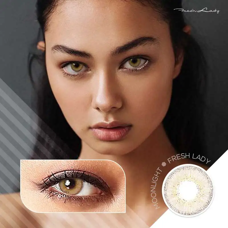 Freshlady European HEMA yearly color contact lens Wholesale