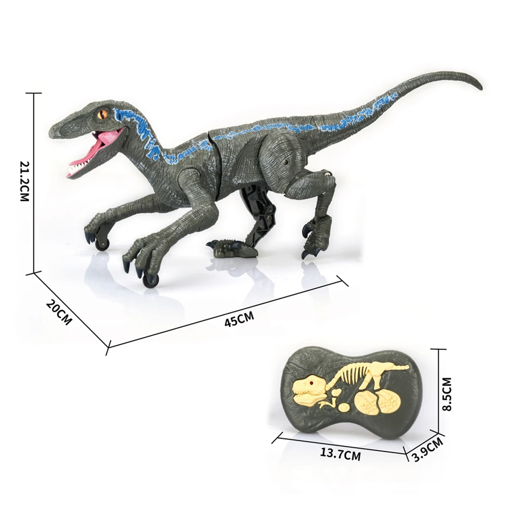 HPD RC Dinosaur Toys Simulation Remote Control Dino Toy Walking RC Intelligent Electric Spray Jurassic Tyrannosaurus Control