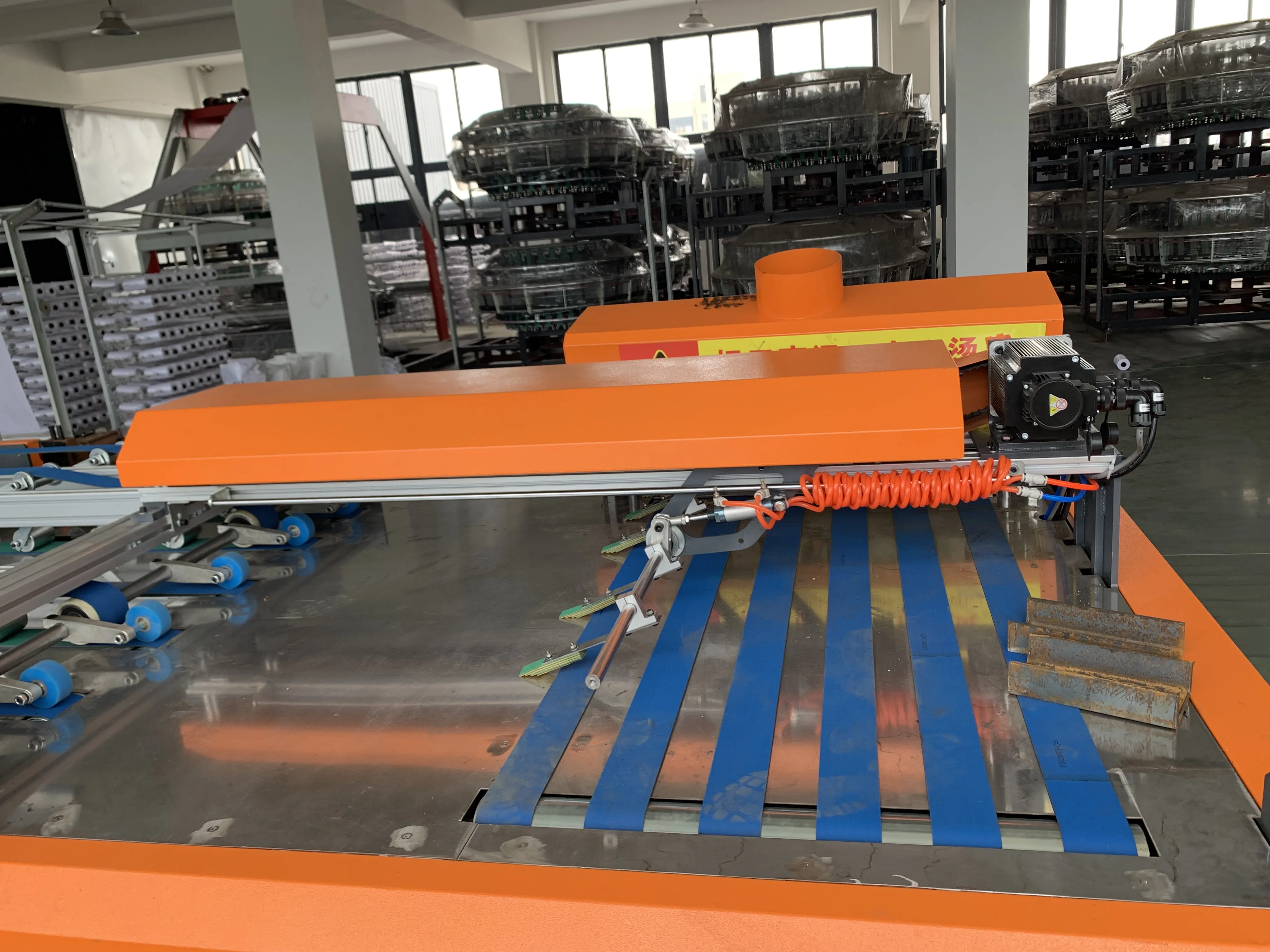 Plastic Bag Conversion Machine Rice bag cutting and sewing machine and pp woven bag making machine