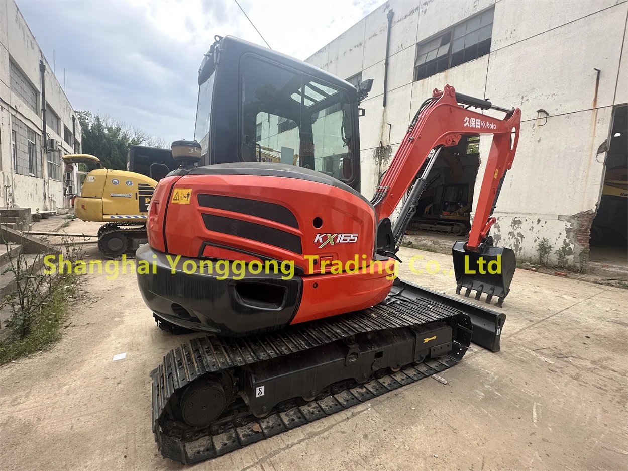 used kubota kx165 excavator kubota mini excavator 5 ton KX 165 digger Construction Compact Equipment