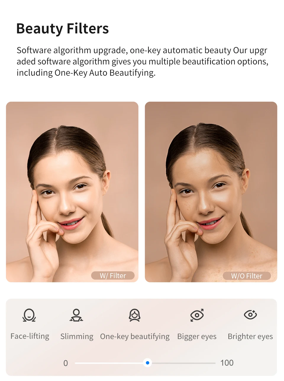 
2020 high accuracy 3 axis stablizer stabilizing selfie stick gimbal for go pro 