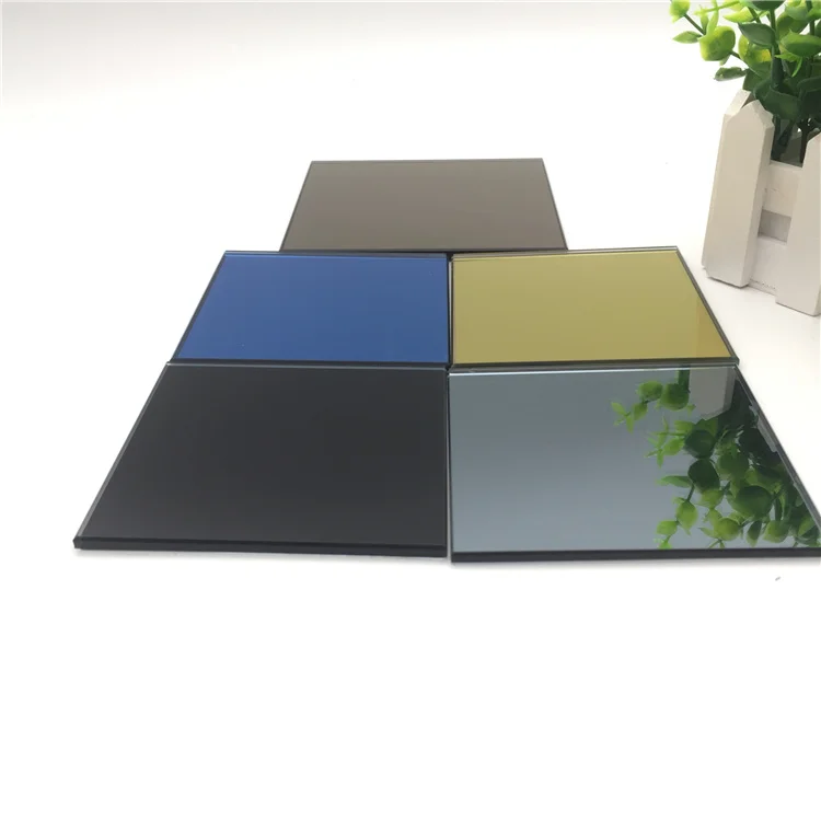 3mm4mm5mm6mm bronze gold black blue tinted mirror glass