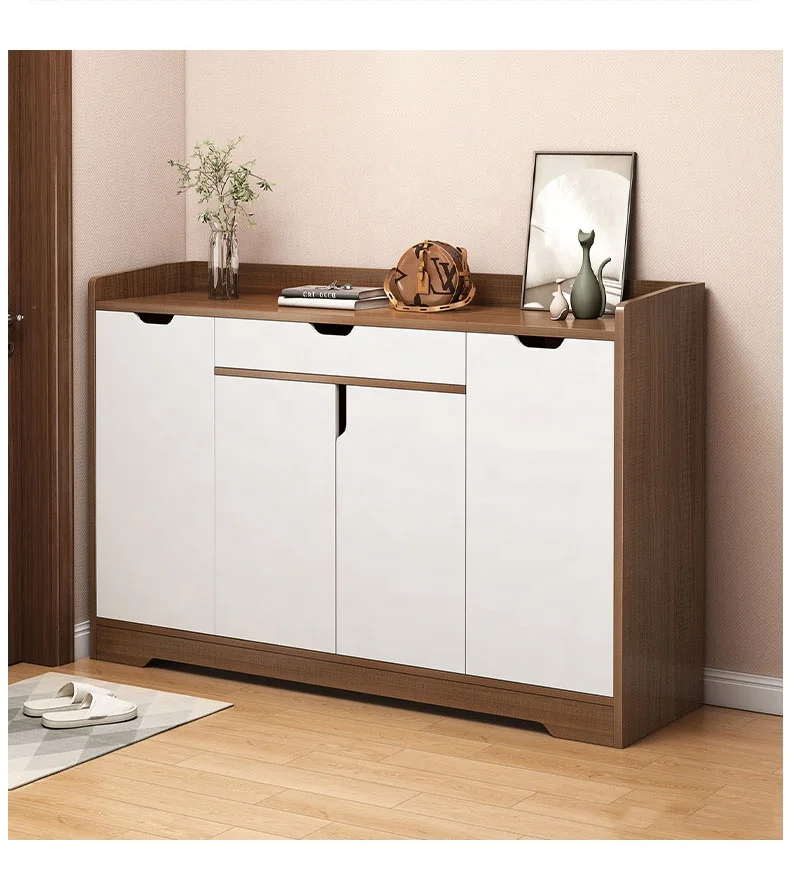 VIC Shoe cabinet household door large capacity simple storage storage European style simple multi-layer door closet shoe rack