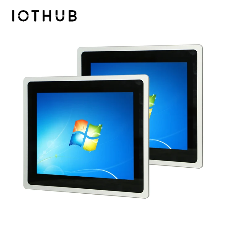 Embedded Panel PC capacitive resistive touch screen 10/12/15.6/19/21.5 inch lcd touch industrial monitor