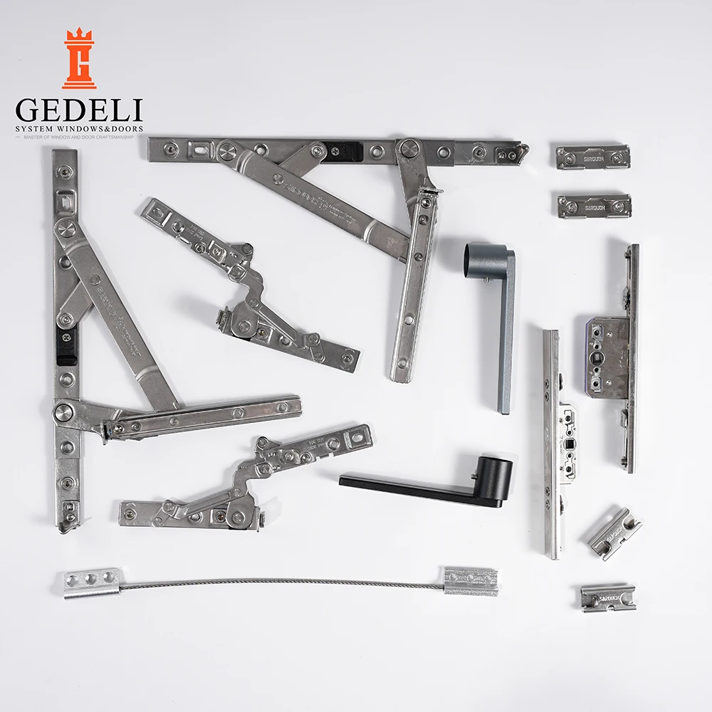 Top Quality Luxury Aluminum Alloy Door Window Handle Casement Push Window Handle Aluminum Alloy Glass Luxury Door Handle