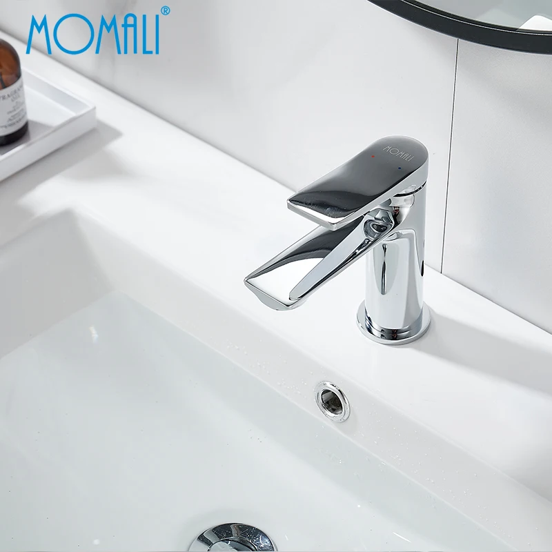 Momali  long time keep innovation make high quality chrome brass basin faucet wash face bathroom basin faucet