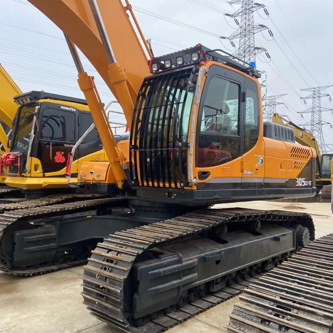 Большой экскаватор Hyundai 305LC 30 тонн 305LC-9T золотодобывающая машина для продажи