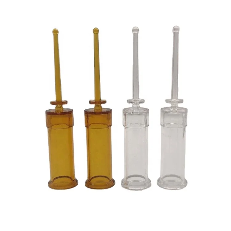 2ml Antenna bottle Essence Raw Liquid Broken Syringe bottle Disposable Plastic -ampoules Bottle