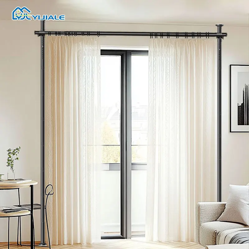 YIJIALE folding screen room divider metal portable room divider for bedroom