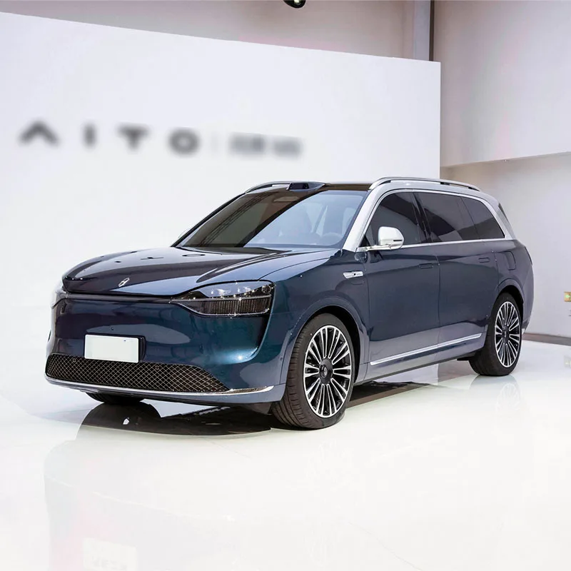 Best Price 2024 China Electric Car 1.5T Hybrid SUV for Huawei AITO M9 Limousine Car Vehicles Used Luxury 6-seater Electric SUV