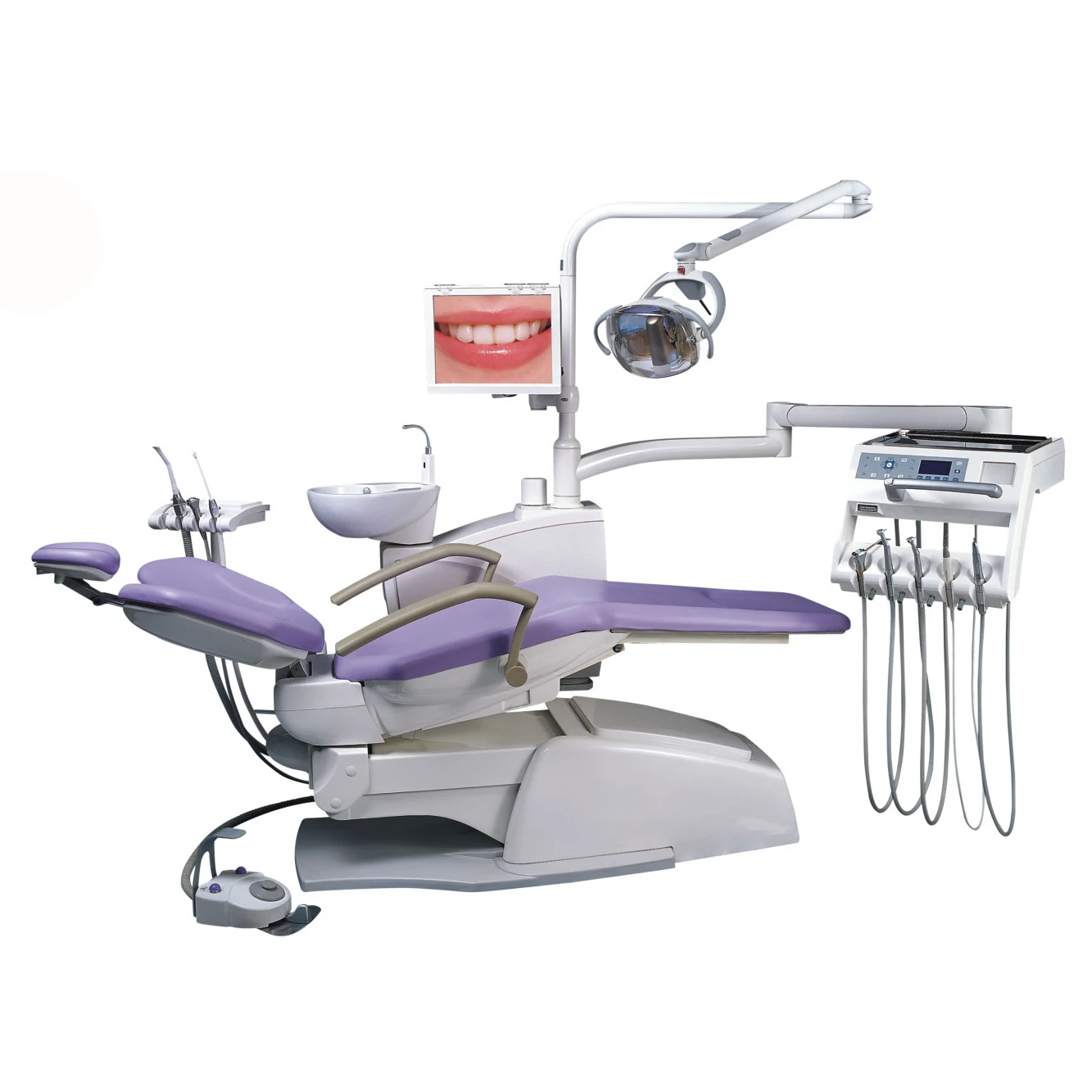 S2319 high quality Fully certified luxury dental chairs dentist chair full set sinol dental chair unit